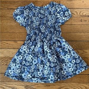 Draper James Blue Floral Kids Dress - Size 5